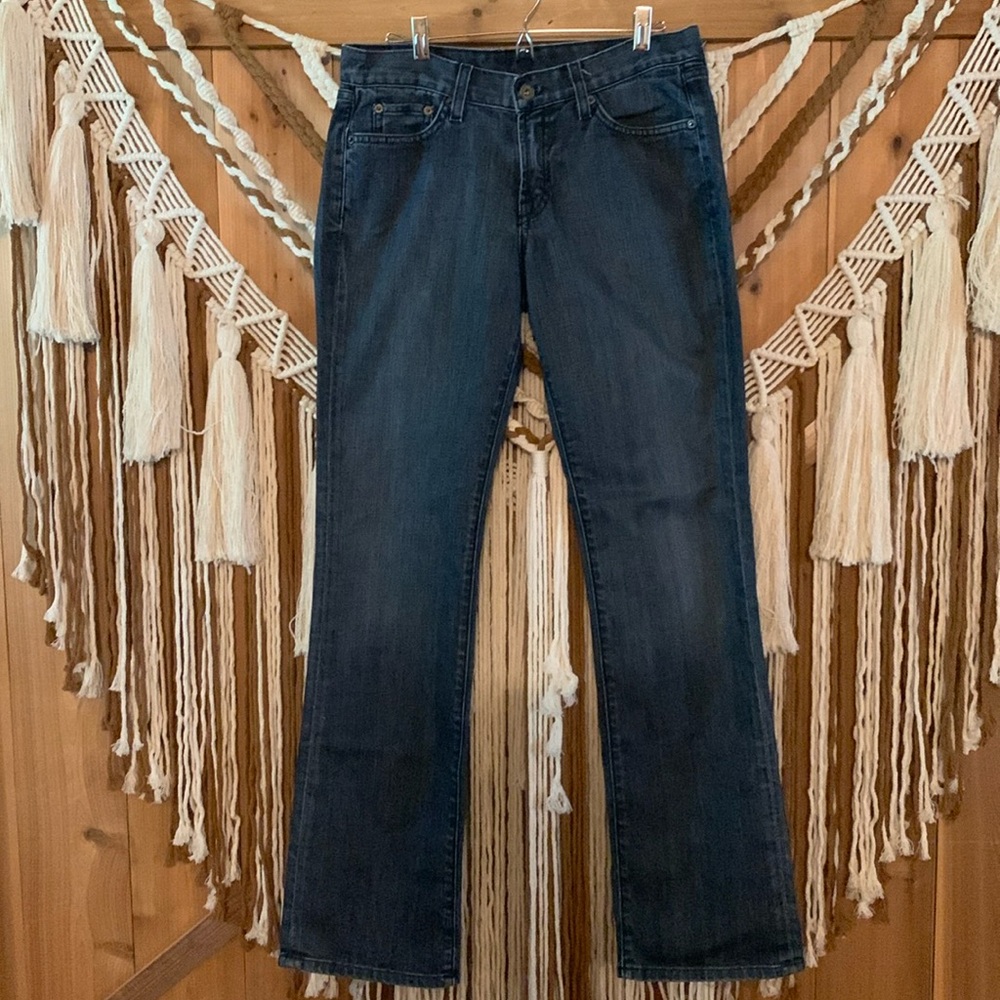 Lucky Brand Classic Rider Dark Denim Size 6